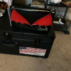 sourpuss bat wing purse.